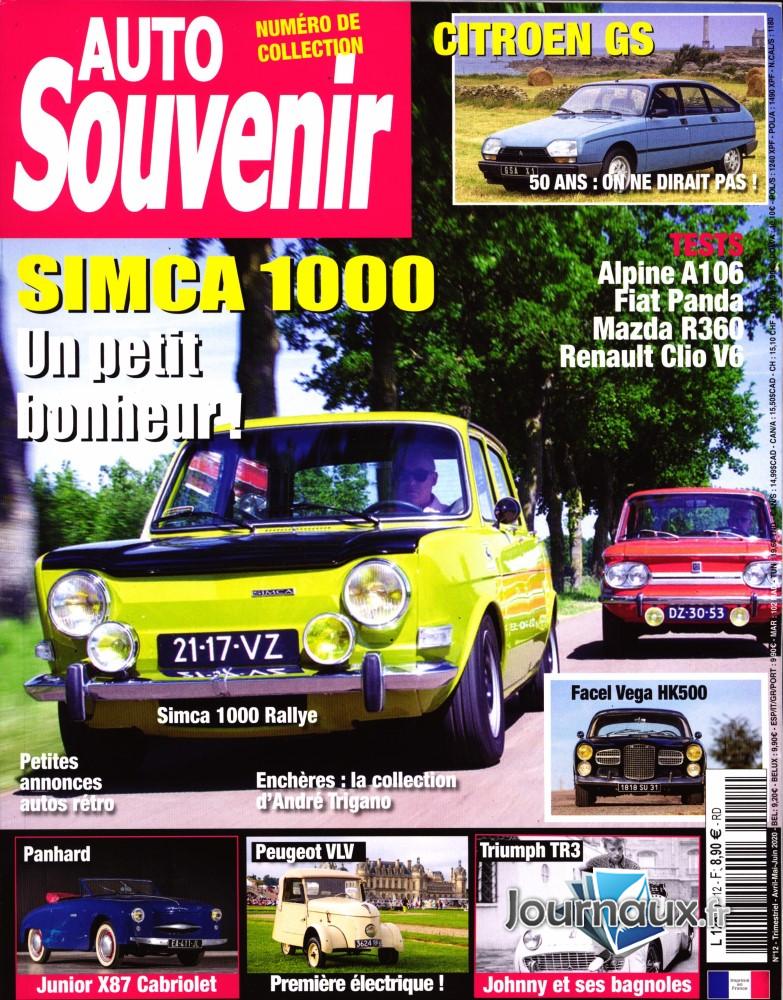 revue auto souvenir n° 12