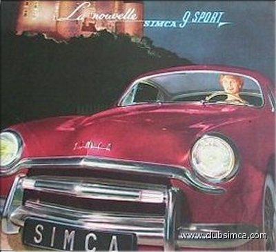 Simca 9 sport 1953