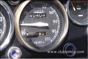 Compteur de vitesse Abarth