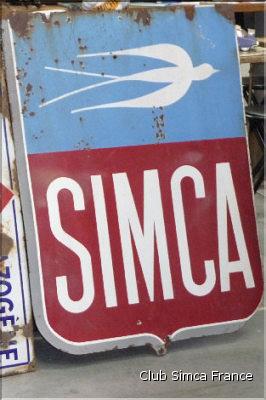 Plaque Simca